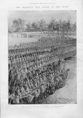 Old Antique Print Home Guard Rifle Association Pietermaritzburg Market Sq