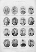 Original Old Antique Print 32 Portraits Transvaal War Casualties 189