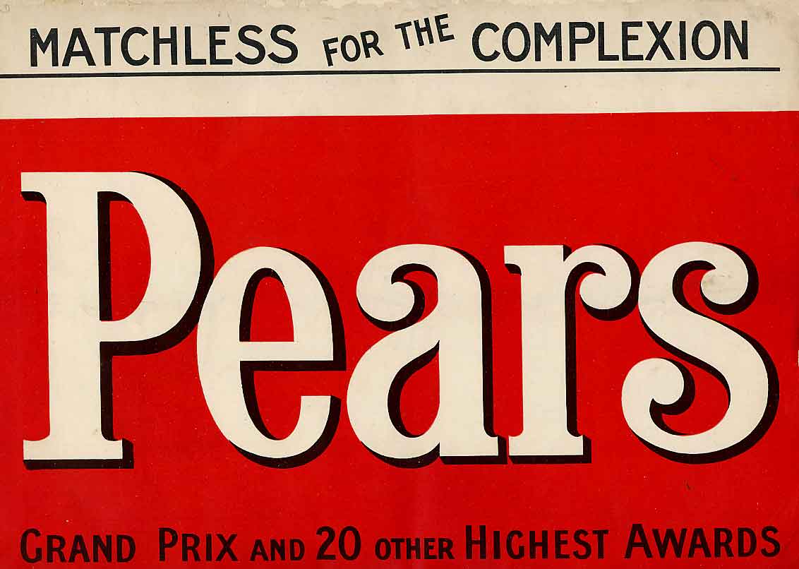 Original Old Antique Print Pears Soap Grand Prix Advertisment 1905 20th Century