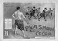 Original Old Antique Print Plasmon Cocoa Advertisment 1903 20th Century