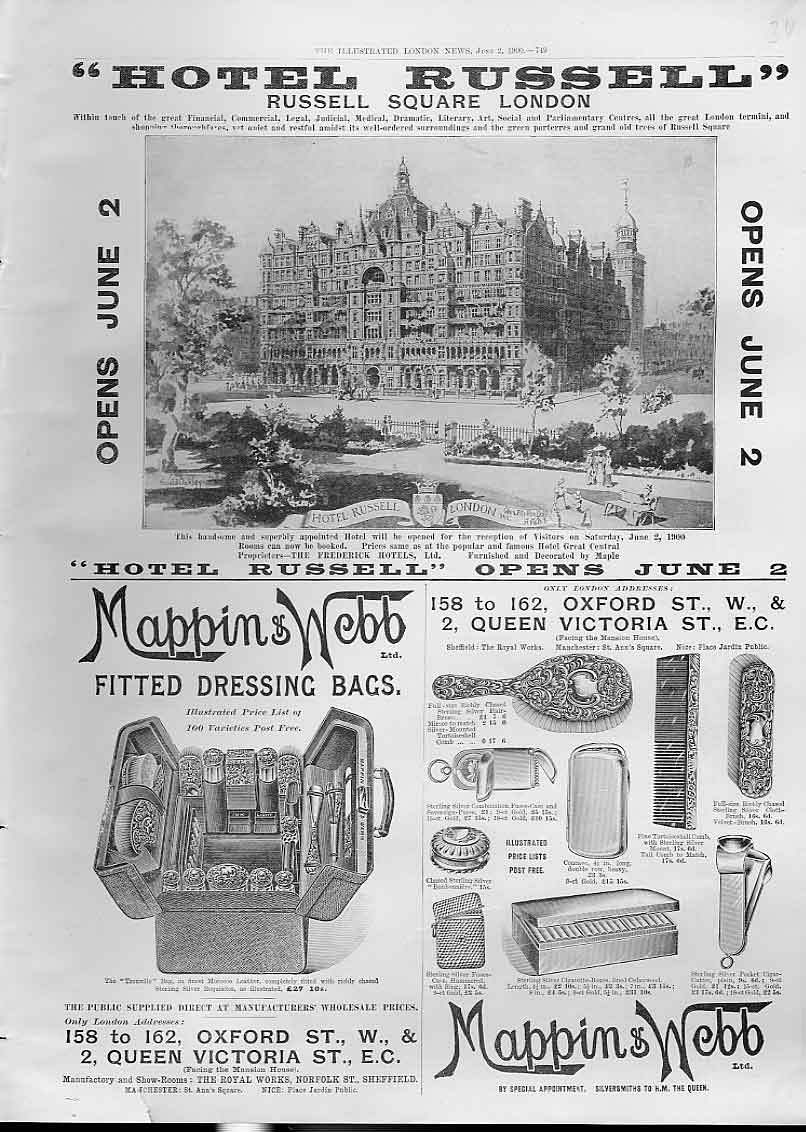 Original Old Antique Print Bensons GWatches Advertisment . ú84 -. ú325