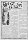 Original Old Antique Print The Sketch Advertisment Paper Future 1905 20th