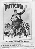 Original Old Antique Print Triticine Advertisment Infant Children Invalid