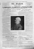 Original Old Antique Print Standard Offer Literature Library Advertisment