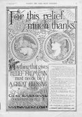 Original Old Antique Print St Jacobs Oil Advertisment Rheumatism Relief