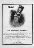 Original Old Antique Print Vim For Cooking Utensils Advertisment Lever Bro