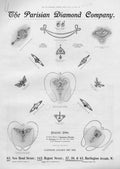 Original Old Antique Print Pearls Parisan Diamond Co Burlington Arcade *6