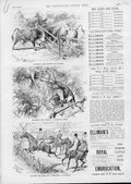 Original Old Antique Print Ellermans Farmers Hunt & Horse Advertisment