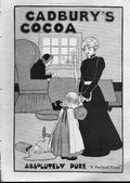 Original Old Antique Print Perfect Food Cadbury'S Cocoa Advertisment 1900 20th