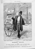 Original Old Antique Print Domestic Theatre Advertisment Monkey Brand Soap