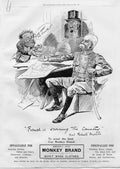 Original Old Antique Print Lord Roberts Advertisment Monkey Brand Soap 190 20th