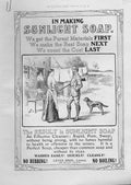Original Old Antique Print Maqking Sunlight Soap Advertisment 1903 Lever 20th