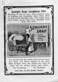 Original Old Antique Print Sunlight Soap Lengthens Life Advertisment 323