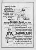 Original Old Antique Print Order Gone Advertisment Sunlight Soap 1902 20th