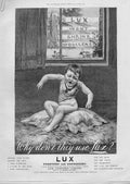 Original Old Antique Print Why Don'T They Use Lux Advertisment Soap Lever