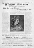 Original Old Antique Print It Might Have Been Advertisment Eno'S Salts