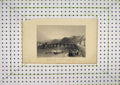 Original Old Antique Print View Bridge River Meuse Near Namur Boats Grundy