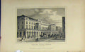 Original Old Antique Print Dugdales View Italian Opera House London C1850 19th