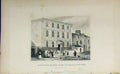 Original Old Antique Print Birth-Place Lord Eldon Newcastle-Upon-Tyne C1850