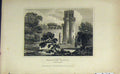 Original Old Antique Print C1850 Viw Guys Tower Warwick Castle Dugdales 19th