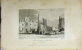 Original Old Antique Print C1850 View Blind Asylum Southwark London Dugdales