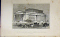 Old Antique Print C1850 Assize Courts St Georges Hall Liverpool Dugdales 19th