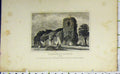 Original Old Antique Print Chingford Church Kent C1850 Country 19th