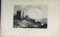 Original Old Antique Print Dugdales C1850 View Penrice Castle Glamorganshire
