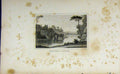 Original Old Antique Print C1850 View Stratford Suffolk England River Bridge