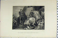 Original Old Antique Print C1850 King Richard Ii Entry London Horse Siers 19th