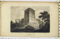 Original Old Antique Print 1803 View Porchester Castle Hampshire Ruins Noble