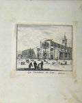 Old Antique Print C1810 Copper Engraving Cordelliers Lion France Building 19th