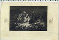 Original Old Antique Print C1850 Battle Field Alma Injured Steel Engraving War