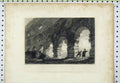 Old Antique Print Interior Upper Corridor Coliseum C1850 Steel Engraving 19th