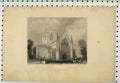Original Old Antique Print St Asaphs Cathedral West End C1850 Winkles Engraving
