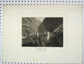 Original Old Antique Print Engraving View Vue Du Pont Alto Bridge Hills