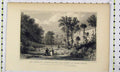 Original Old Antique Print House Correction Country Devon Exeter