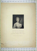 Original Old Antique Print 1807 Portrait Sarah Duchess Marlborough 19th Century