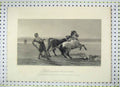 Original Old Antique Print Ulysses Ploughing Sea Shore Cousen Walker
