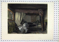 Original Old Antique Print Colour Scene Death Buckingham Greatbach Dugdale
