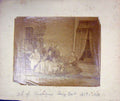 Original Old Antique Print Family Photograph C1880 Geraldines Scrapbook 19th