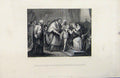 Original Old Antique Print Scene Edward Duke York Parting Mother Queen C1880