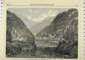 Original Old Antique Print 1866 Wire Suspension-Bridge Fraser River Columbia