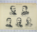 Old Antique Print 1881 Transvaal Hingeston Lambart Elliot Harrison Carter 19th