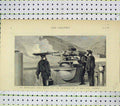 Old Antique Print 1881 Mediterranean Fleet Ships Nordenfeldt Gun Monarch 19th