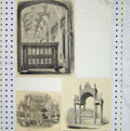 Old Antique Print St Giles Cripplegate Tomb Mary Queen Scots Tomb Henry