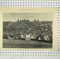 Old Antique Print 1893 Photograph Miner'S Children Dinner Ince Collieries 19th