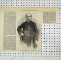 Original Old Antique Print 1862 Rev. Charles Prest President Wesleyan Methodist