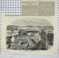 Original Old Antique Print Scene Opening South Wales Extension Railway Milford