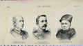 Old Antique Print 1887 Portrait Henry Cornish Vaughan Sir Dinshaw Petit 19th